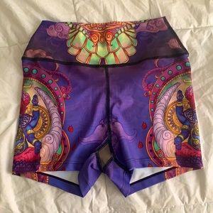 Liquid Dreams Ganesha Yoga Shorts